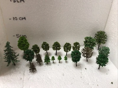 N Scale   Set Of 20 Trees ,  Multi Styles Forest , Foliage, Scenery WUH5 - Image 1 of 4