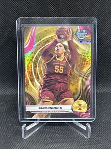 2024-25 Bowman U Best University AUDI CROOKS Yellow Refractor RC Rookie /50 - Picture 1 of 3
