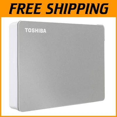 Canvio Flex 4TB Portable External Hard Drive - Silver - Image 1 of 4