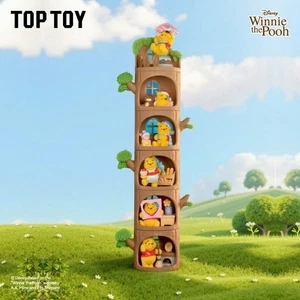 TOPTOY Disney Winnie The Pooh Wood Tree House  Series Blind Box Figure Toy Gift - Picture 1 of 10