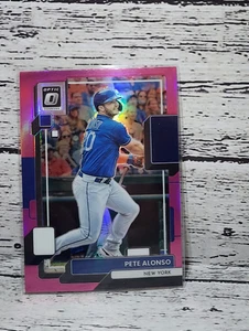 Pete Alonso 2022 Donruss Optic pink Prizms Card #198 New York Mets - Picture 1 of 2