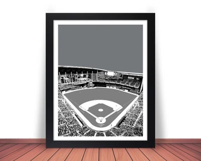 Framed MIAMI MARLINS LoanDepot Park Stadium Skyline Photo Picture 8x10 11x14 WBN - Image 1 of 4