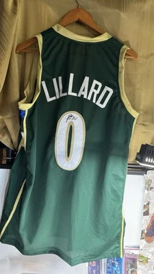 Damian Lillard Signed Auto Milwaukee Bucks Jersey JSA COA - Image 1 of 4