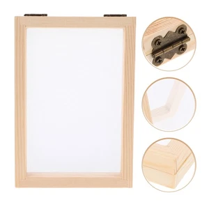 2 Count Paper Mould Frame Making Kit for Kids Makingscreen Deckle - Picture 1 of 12