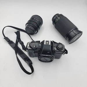 Nachlassfund - Minolta X-370 Filmkamera mit extra Teleobjektiven - ungetestet - Bild 1 von 13