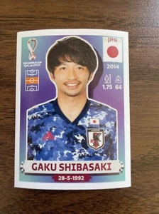 FIFA World Cup Qatar 2022 Panini JPN 13 Gaku Shibasaki - Bild 1 von 2