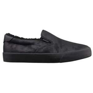 Lugz Clipper Lx Fleece Slip On Mens Black Sneakers Casual Shoes MCLPRLXFD-001 - Picture 1 of 5