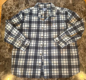 MENS 3XL - Vtg Carhartt Button Up Flannel Rancher Work VTG 90s Y2K Vibes Shirt - Picture 1 of 23