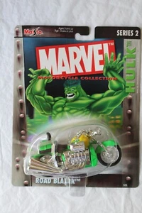 Maisto Marvel Series 2 Incredible Hulk ROAD BLAZER Die Cast Motorcycle MISB NEW - Picture 1 of 3