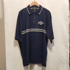 Antigua Men's Size XL Navy/Gray/White MLB 2001 All Star Game Seattle Polo - Picture 1 of 8