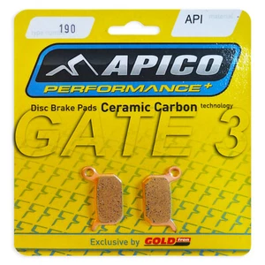 KTM 65 SX Rear Brake Pads 2004-2008 Apico Performace+ Competition Pads SX65 - Picture 1 of 2