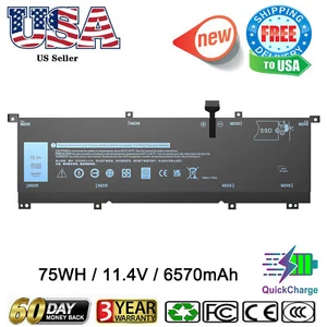 8N0T7 Battery For Dell XPS 15 9575 2-in-1 P73F001 Precision 5530 Series 2-in-1 - Picture 1 of 12