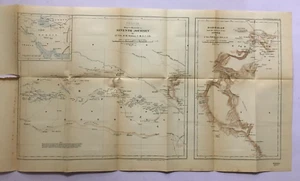 1915 mapa PERSIA SÉPTIMO VIAJE Darragez a Atrek por P.M. Sykes 25,50 pulgadas x 15 pulgadas - Imagen 1 de 9