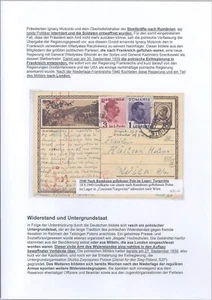 Dt. Correo de campaña 2. GM, mapa 1940 a Rumanía Polonia huida (10545) - Imagen 1 de 1