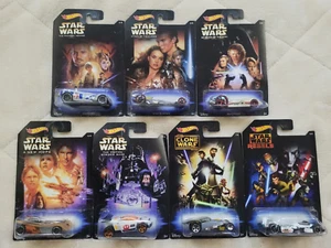 Hot Wheels 2014 Walmart Exclusive Star Wars Cars Set of 7 *Missing #6* - Picture 1 of 9