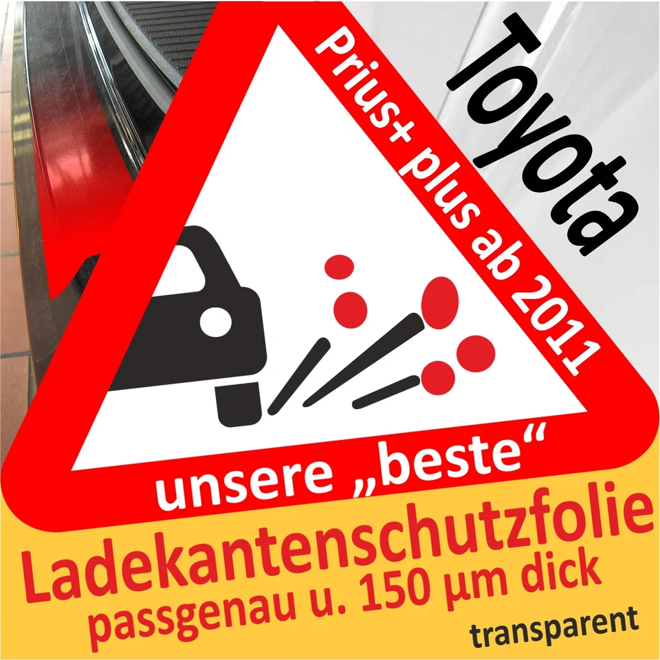 für Toyota Prius+ plus Lackschutzfolie Ladekantenschutz Folie Auto Schutzfolie - Изображение 1 из 1