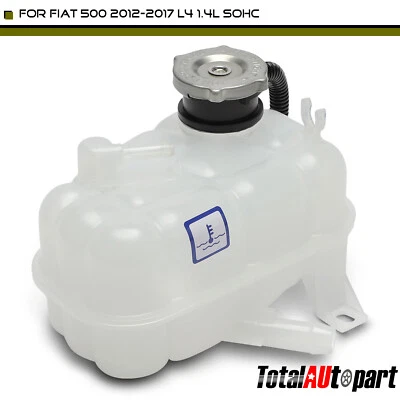 New Coolant Expansion Tank Reservoir for Fiat 500 2012 2013 2014 2015 2016 2017 - Image 1 of 4