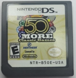 50 More Classic Games Nintendo DS Cartridge Only Rated E For Everyone - Picture 1 of 2