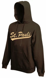 ST. PAULI creme print Kapuzenpullover, braun - Picture 1 of 1