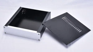 Caja de preamplificador completa de aluminio L2205 PSU estuche amplificador chasis caja de fono de alta fidelidad - Imagen 1 de 9