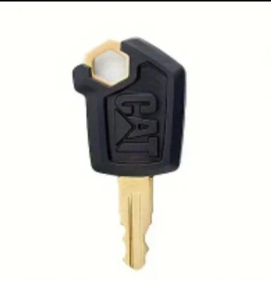1 x CAT - Caterpillar Heavy Equipment Ignition Key with Logo  5P-8500  - Image 1 of 3