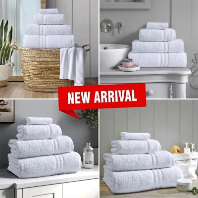 DECOR MY HOME Luxury Bath Towels 100% Egyptian Cotton 500 GSM Hotel Spa Quality Soft Sheet