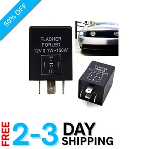 5-Pin Electronic LED Flasher Relay 12V Plug-in Fix Hyper Flash for Turn Signals - Picture 1 of 10