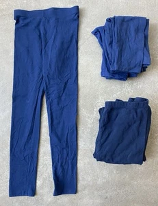 Girl's LOT (12) Of Old Navy Place Leggings Dark Blue Size Large 10/12 - Picture 1 of 4