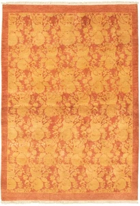 4'0" x 5'10" Hand Knotted Area Rug Traditional Oriental Wool Carpet - Picture 1 of 9