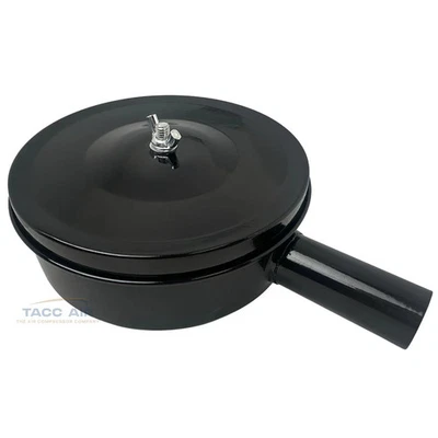 Filtro silenciador de admisión de compresor de aire NPT de 3/4" carcasa metálica con elemento Foto 1 de 4