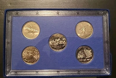 1999 Five Quarters Uncirculated Set Quarters of the Fifty States. - Image 1 of 4