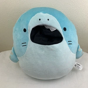 Samezu NWT Mochi Tiger Shark Plush Pillow SS-033 13” Hidden Pocket - Picture 1 of 4