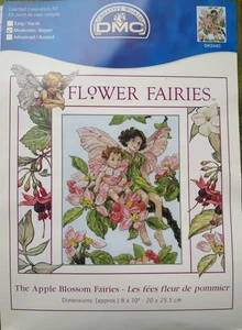 Counted Cross Stitch Kit - "THE APPLE BLOSSOM FAIRIES" by DMC - Picture 1 of 4