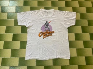 Vintage 1988 The Cliffhanger Serials Classic Cult Horror Sci-fi Movie T-Shirt L - Picture 1 of 6