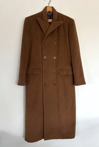 Vintage Ralph Lauren Custom Collection Purple Label Camel Hair Aplaca Coat USA 8 - Picture 1 of 13