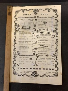 Vtg Restaurant Menu Ge Ge's Hi Brow Whittier Los Angeles Southern California CA - Picture 1 of 3