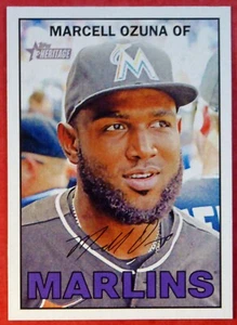 2016 Topps Heritage Marcell Ozuna #373 (Marlins) NM+ - Picture 1 of 1