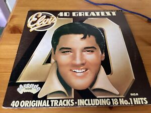 Elvis Presley-40 Greatest. Arcade Records 1975. A1/B1/C2/D2 First Pressing