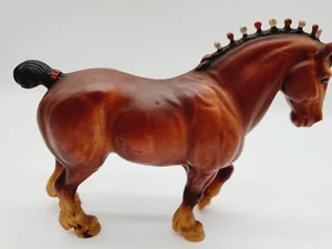 Fine Vintage Breyer Molding USA #80 Clydesdale Stallion Traditional Horse Figure - Bild 1 von 18
