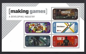 NUEVA ZELANDA 2024 HACIENDO JUEGOS HOJA MINIATURA SIN MONTAR COMO NUEVA MNH - Imagen 1 de 1
