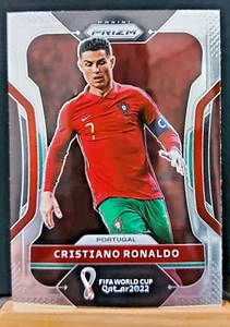 2022 Panini Prizm CHRISTIANO RONALDO #175 Last WC Card - FIFA World Cup Qatar - Picture 1 of 2