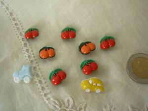 Boutons Anciens Cerises Enfant lot de 9 (BOUT.31) - Imagen 1 de 5