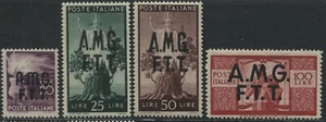 Italy overprinted Trieste 20 to 100 lire unmounted mint NH - Picture 1 of 1