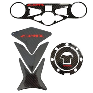 Motorcycle Fuel Cap Gas Tank Pad Triple Clamp Sticker For CBR1000RR 2008-2016 - Picture 1 of 8
