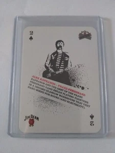 2006 Alex Kapranos Jim Beam Music Collector Playing Card Two of Spades - Imagen 1 de 5