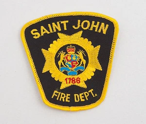 Saint John Fire Department Patch Fabric (A4L) FD Rescue - Picture 1 of 3