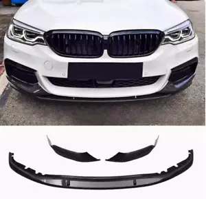 Front Splitter Lip For BMW G30 G31 M Sport M Performance Style Carbon Fiber Look - Bild 1 von 12