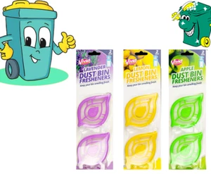 6 x Bin Freshener Smelling FRESH Dustbins Swing Pedal Air Fragrance UK FREE P&P - Picture 1 of 5