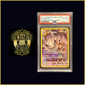 Steelix 247/236 PSA 10 GEM MINT - Full Art Secret Rare COSMIC ECLIPSE - Picture 1 of 3