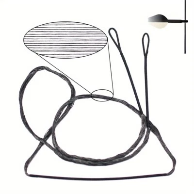 52 Inch Bow String Replacement, 12 Strands Bow String for Recurve Bow&Long Bow - Image 1 of 4
